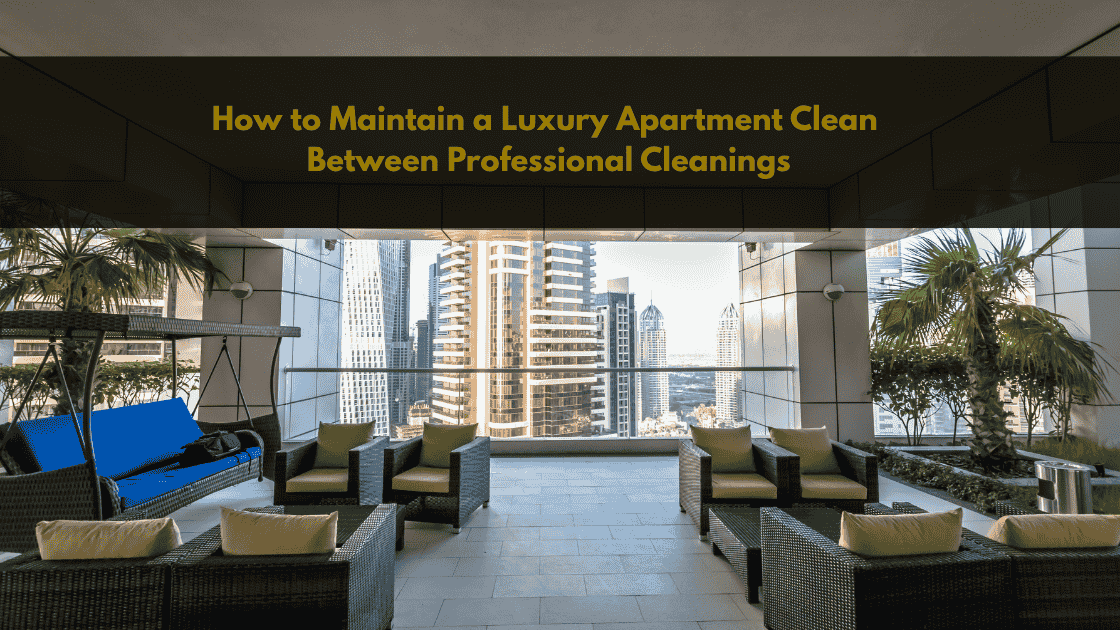 How to Maintain a Luxury Apartment Clean in Between Cleanings